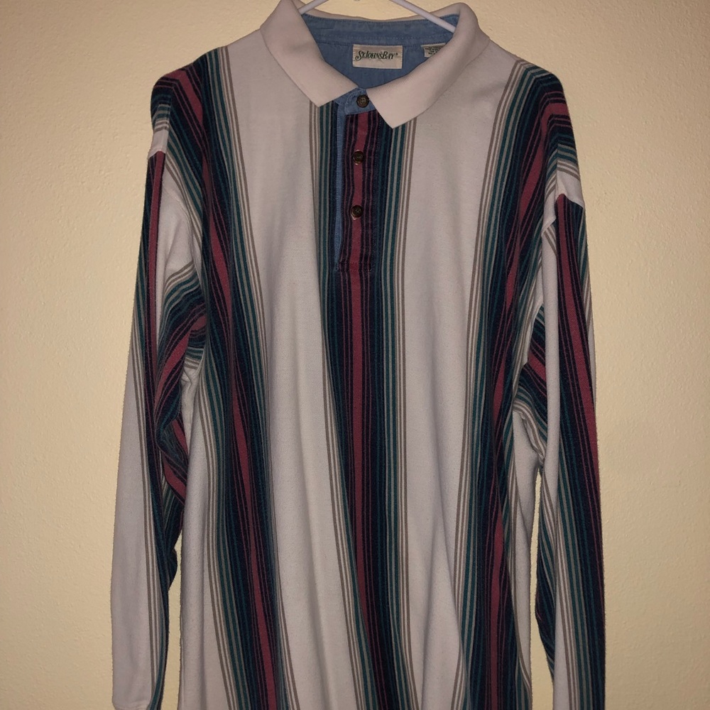 Vintage St. Johns Bay Long-sleeved Polo